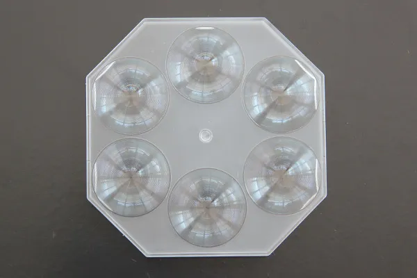 Wide Angle Fresnel Lens for Flashlight